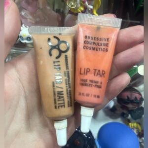 Obsessive Compulsive Cosmetics Lip Tar Matte Set - Nude and Coral